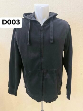 D003: L – Black BRILIANT BASICS Hoody