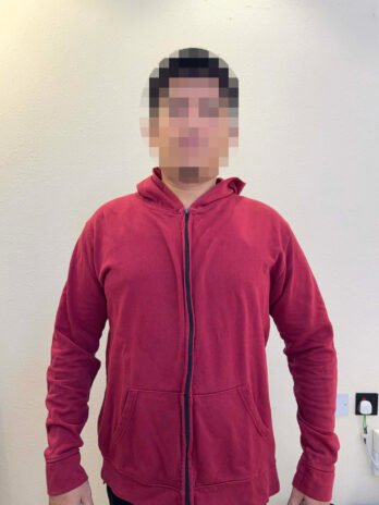 XL – Red Hoody for Men