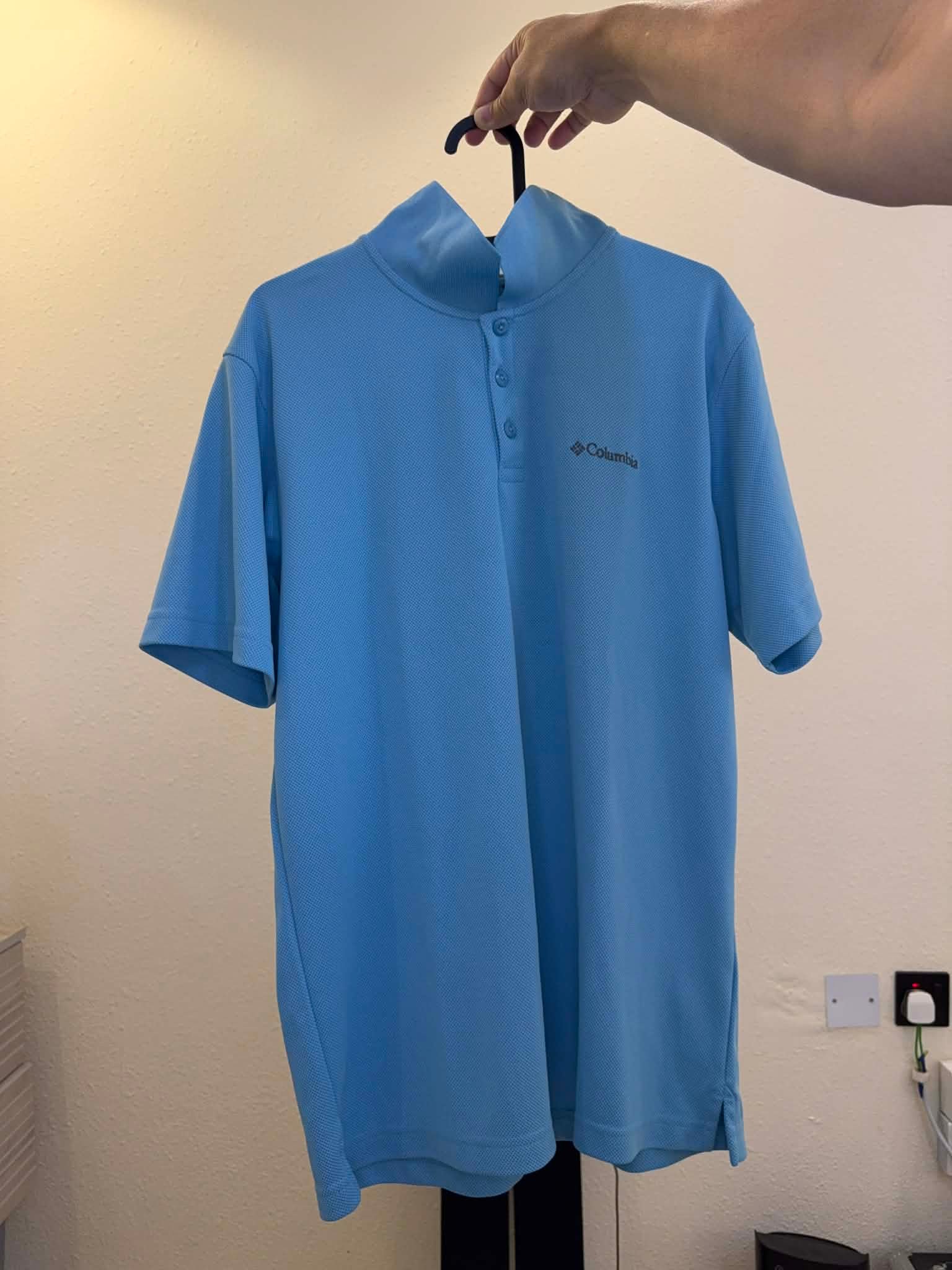 M/M - Blue OMNI-WIC polo shirt