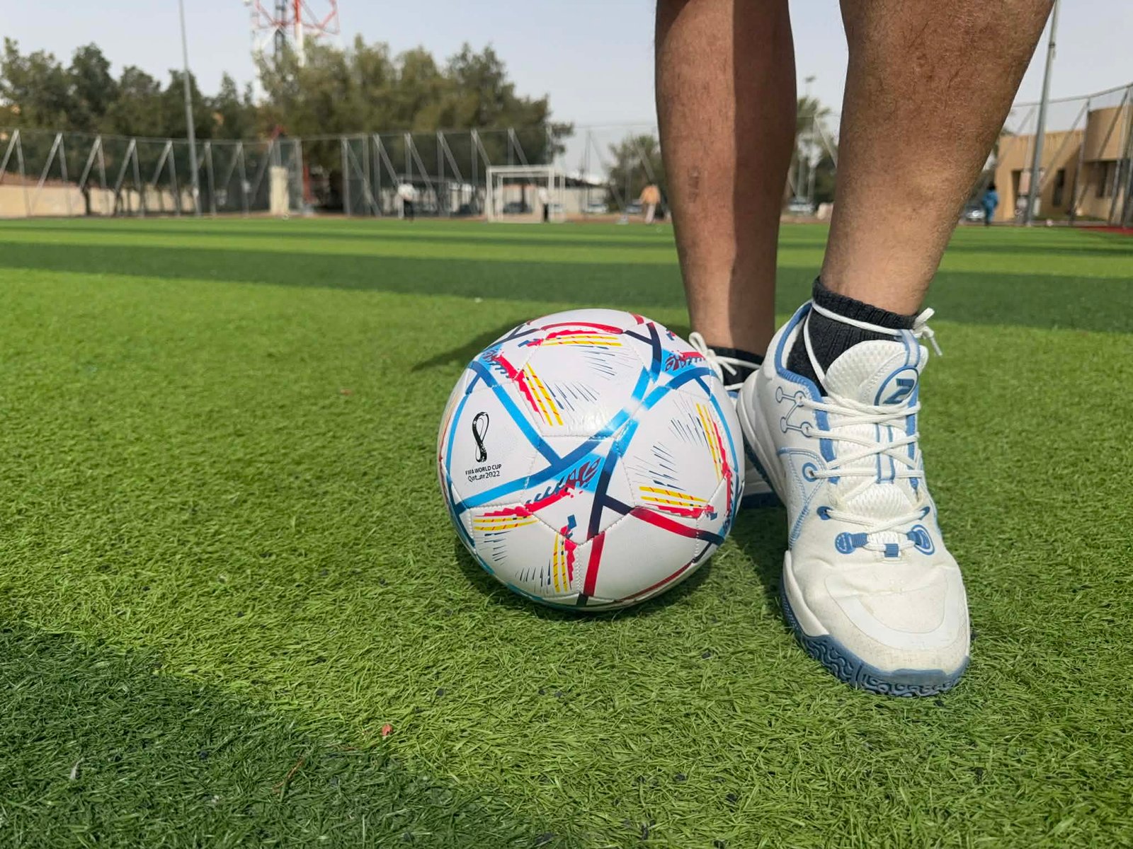 First time playing football