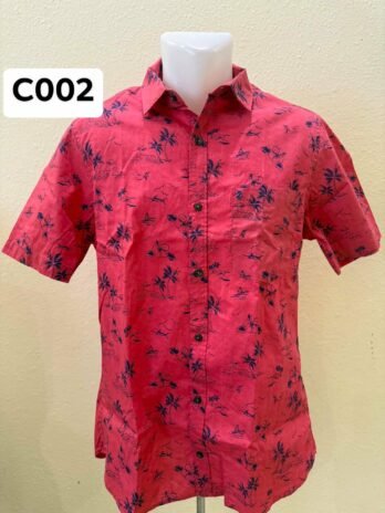 C002: L – Pink IZOD short-Sleeved