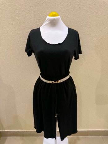 H019-H022: Midnight Ease Soft Scoop Neck Casual Tee pair with pants